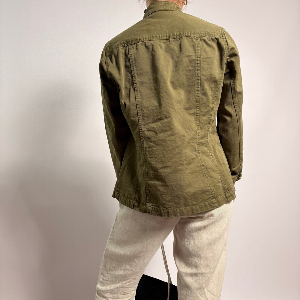 Chico's Green Utility Jacket - Size 0 - Picture 3 of 4